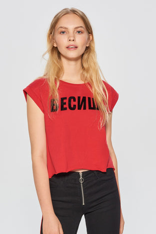 Mix And Match T-Shirt With Slogan