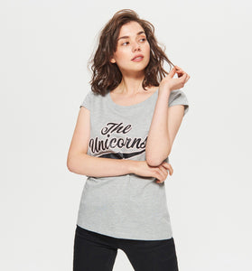 Printed T-Shirt-The- Unicorns