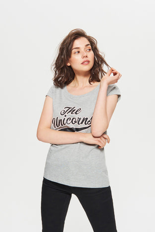 Printed T-Shirt-The- Unicorns