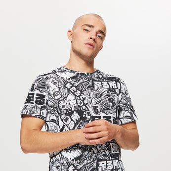 T-Shirt With All-Over Print